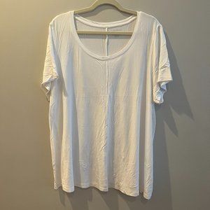 Lane Bryant White Swing Tee - 22/24